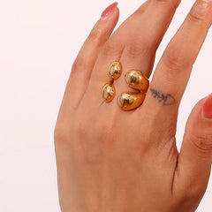 Chunky Double Dome Ring