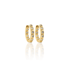 Cz Hoop Earrings