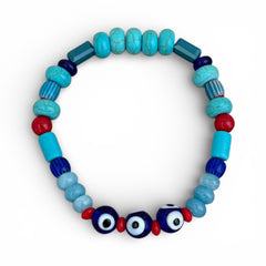 Evil Eye Beaded Bracelet
