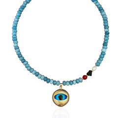Evil Eye Protection Beaded Necklace