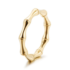 Gold Bamboo Ring