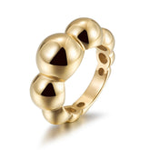 Gold Bubble Ring