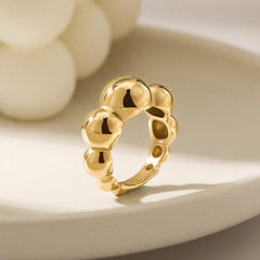 Gold Bubble Ring