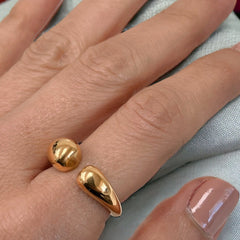 Gold Dome Ring