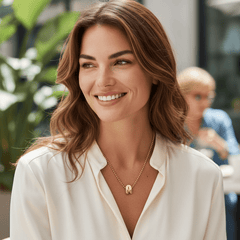 Gold Initial Necklace