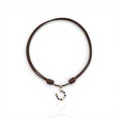 Horseshoe Cord Necklace
