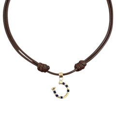 Horseshoe Cord Necklace