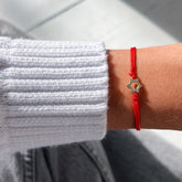 I Am Balanced, Protected, and Divinely Guided — Red String Bracelet with Star of David