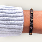 I Attract Light in All Its Colors — Multicolor CZ Braided Bracelet