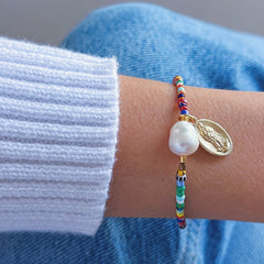 I Carry Light and Protection with Me — Virgin & Pearl Bracelet