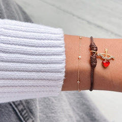 Love & Intention – Cupid's Arrow Charm Bracelet (One of a Kind)