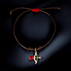 Love & Intention – Cupid's Arrow Charm Bracelet (One of a Kind)