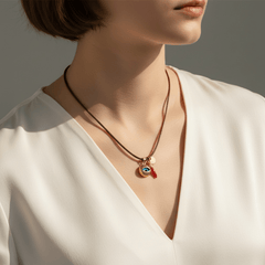 Lucky Charm Cord Necklace