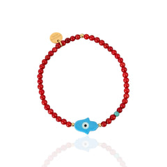 My Hamsa Hand Guards My Path Bracelet
