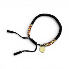 Saint Benedict Braided Tibetan Bracelet