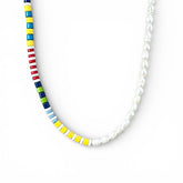 Yellow Colorful Freshwater Pearl Beaded Choker