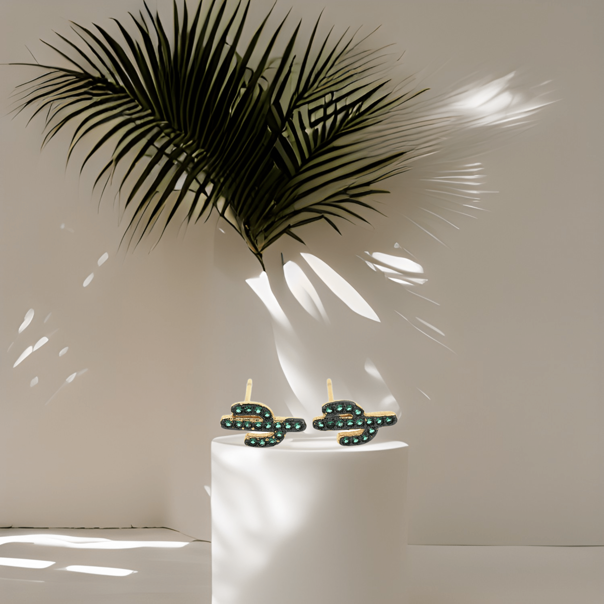 Cactus Stud Earrings