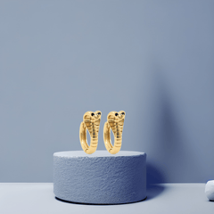 Cobra Hoop Earrings