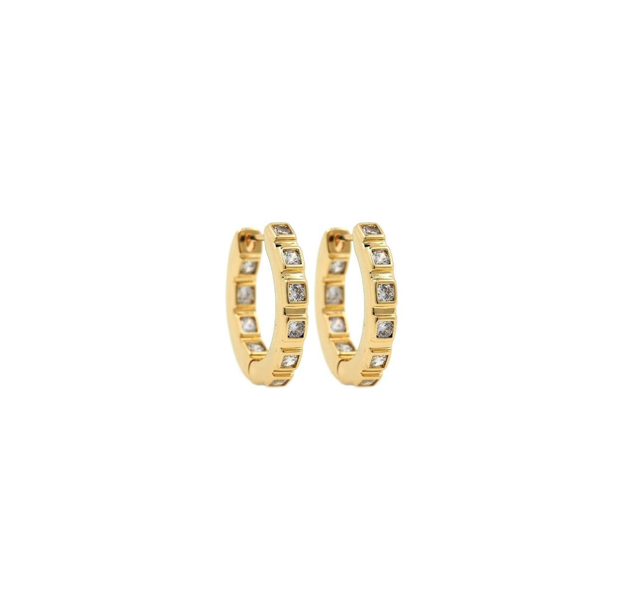 Cz Hoop Earrings
