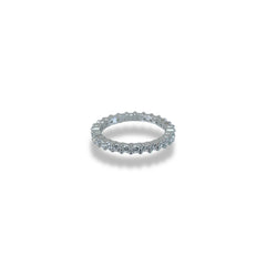 Dainty Cz Silver Ring
