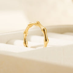 Gold Bamboo Ring