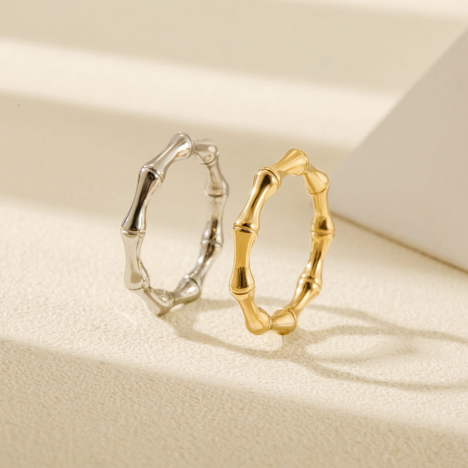 Gold Bamboo Ring