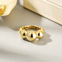Gold Bubble Ring