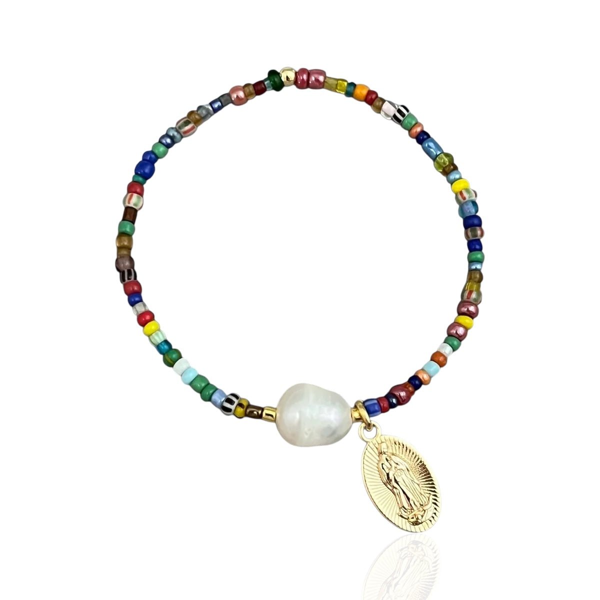 I Carry Light and Protection with Me — Virgin & Pearl Bracelet