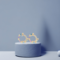 Multicolor Stud Earrings