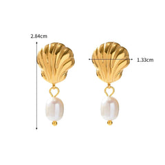 Oyster Pearl Earrings