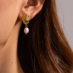 Oyster Pearl Earrings
