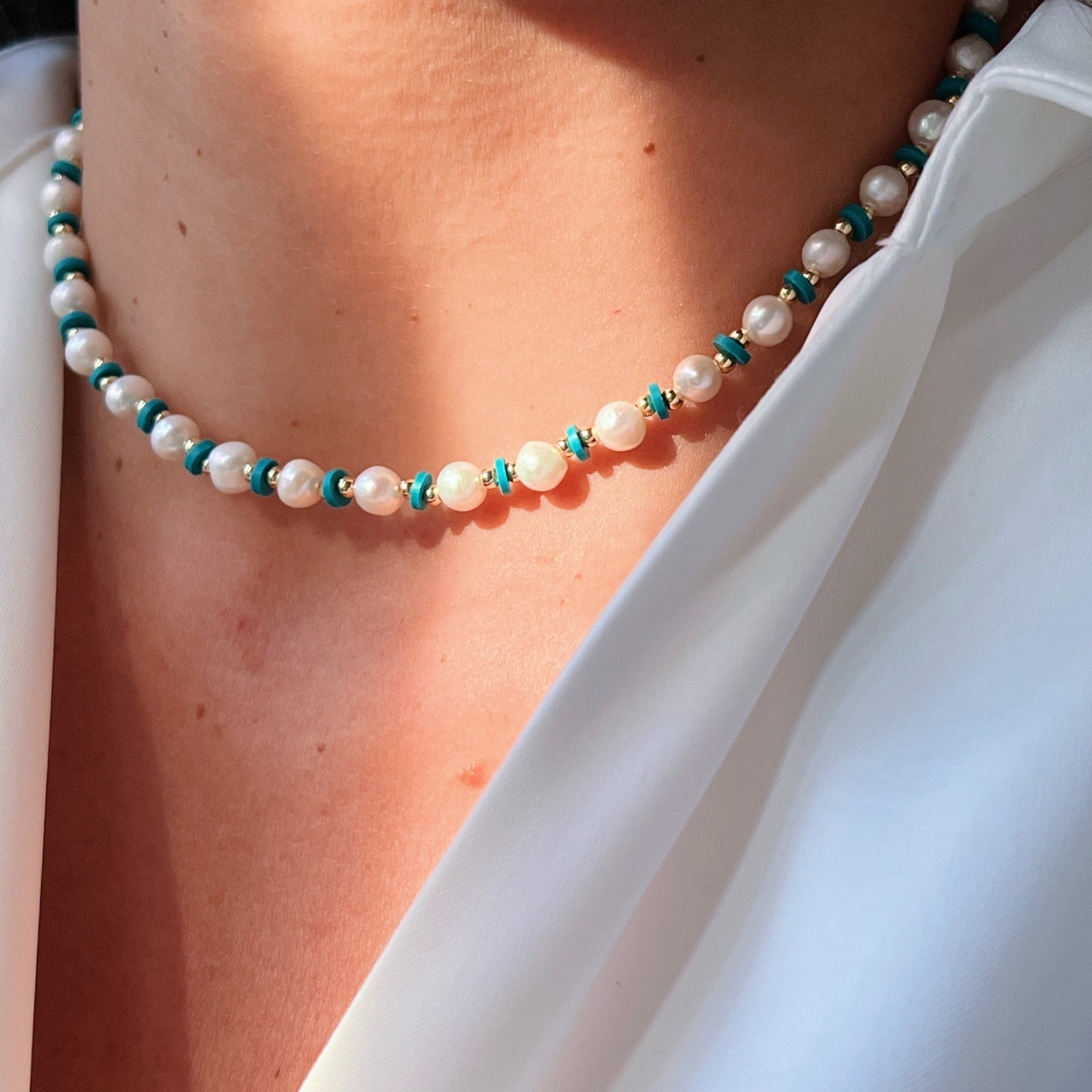 Pearl Beaded Necklace