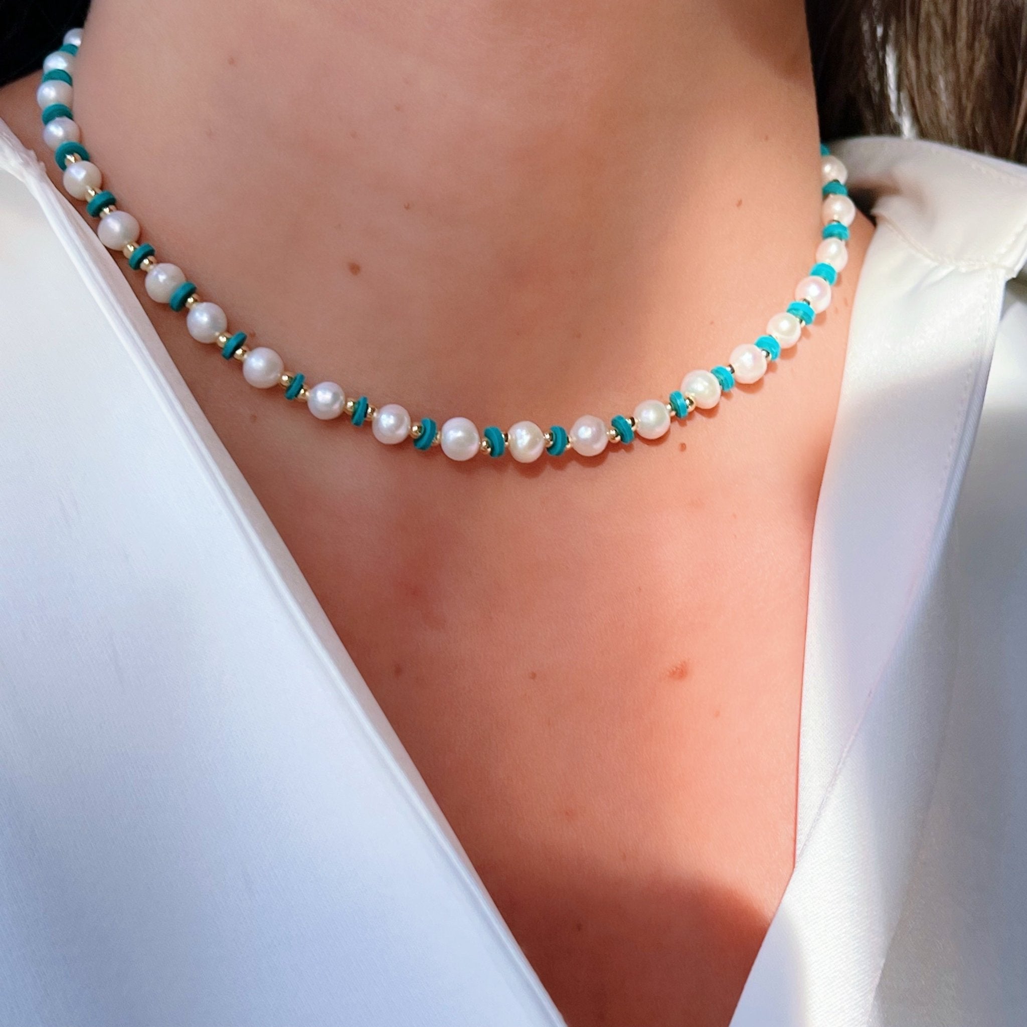 Pearl Beaded Necklace