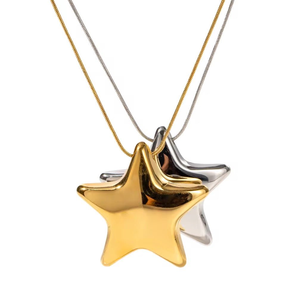 Puffy Star Necklace