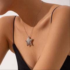 Puffy Star Necklace