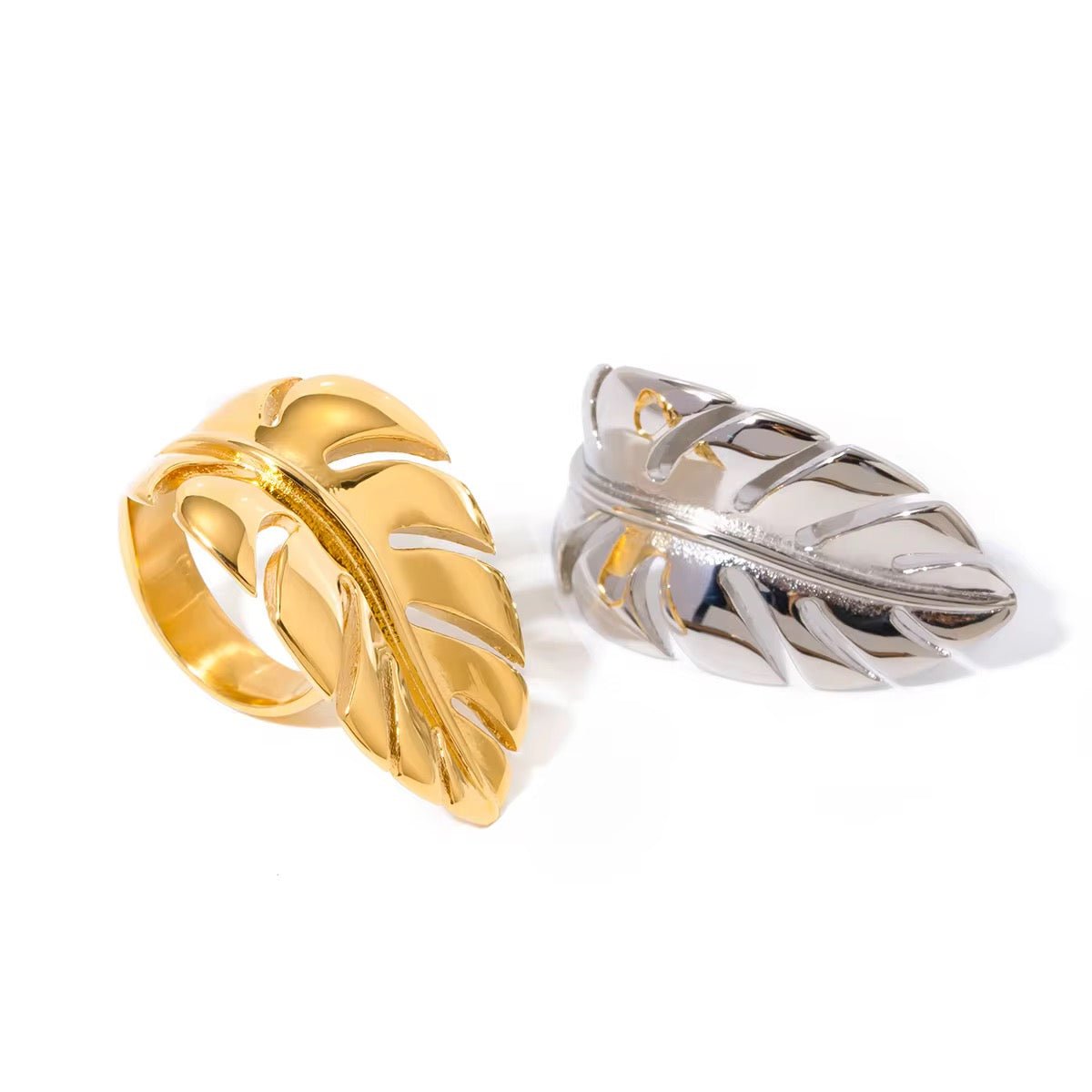 Statement Leaf Ring