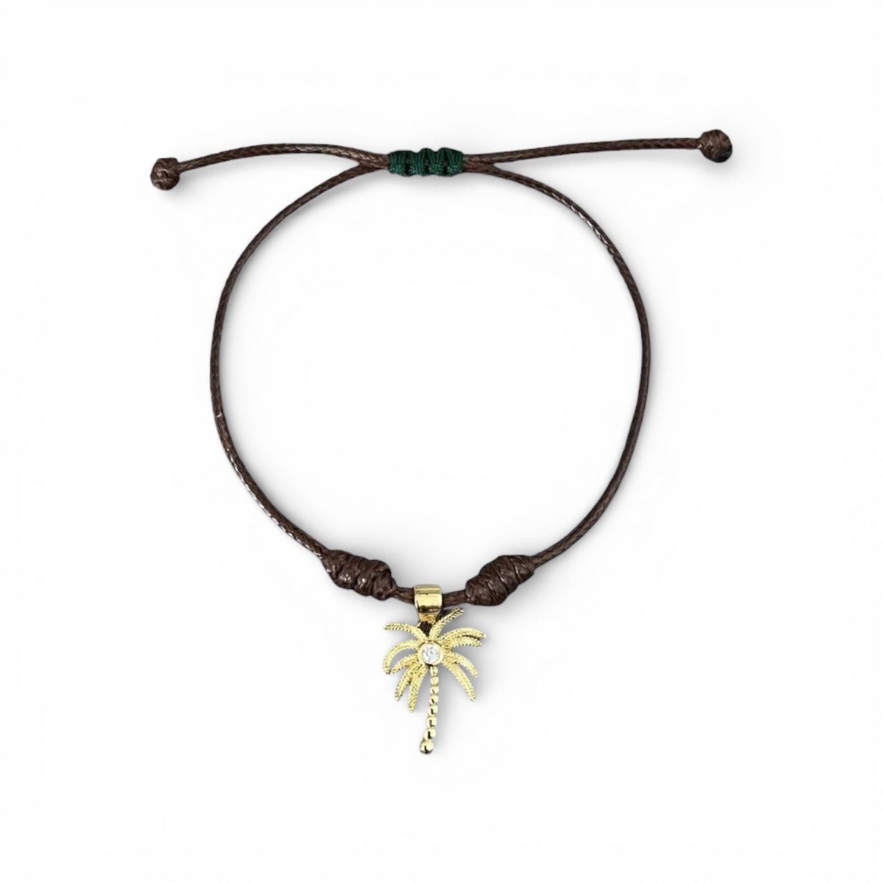 Tropical Energy & Abundance – Palm Tree Charm Bracelet